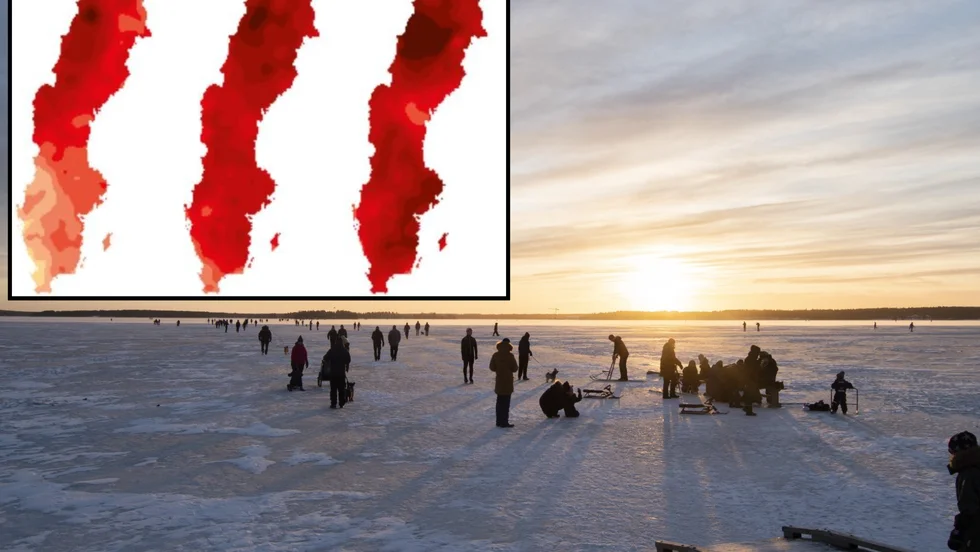 De höga temperaturerna är långt över det normala, men under veckan kommer vintertemperaturerna tillbaka.  