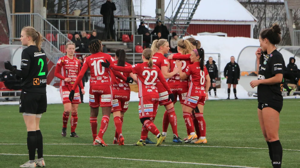 Piteå IF dam jubel