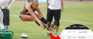 Maja Åskag världstrea efter sitt livs längsta hopp