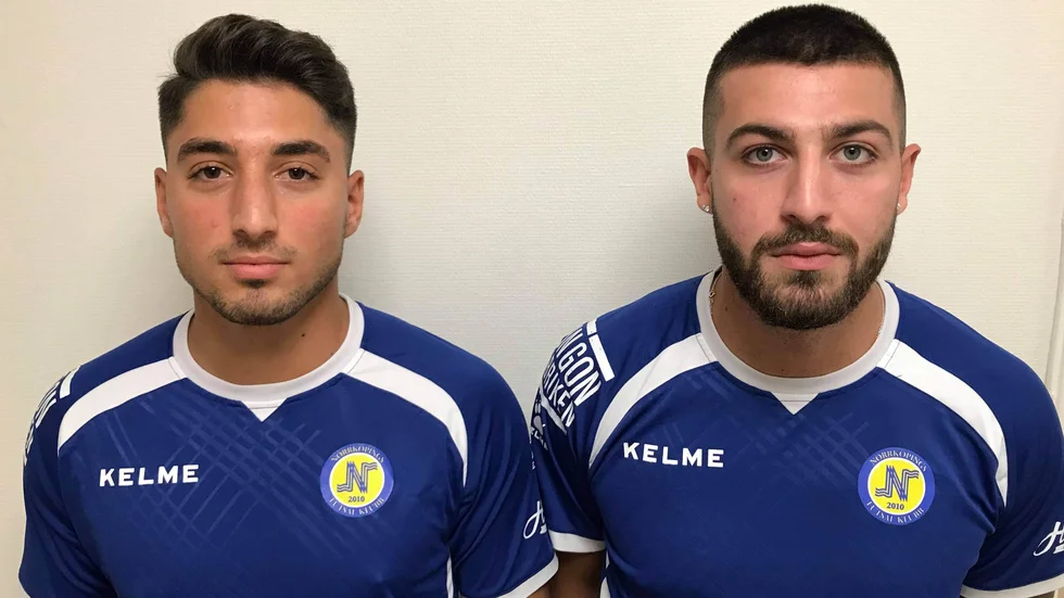 Motaladuon Charbel Hanna och Kristian Issa kommer att spela i SFL för Norrköping kommande vinter. Båda var med om att ta upp Dribbla United i division 1.