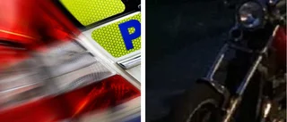 Vittnen stoppade rattfyllerist på motorcykel 