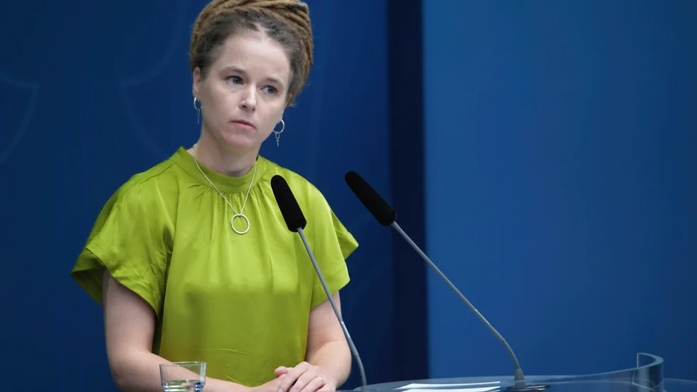 Kulturminister Amanda Lind (MP).