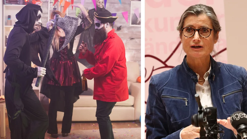 Smittskyddsläkare Britt Åkerlind uppmanar östgötarna att strunta i årets Halloween-fester.