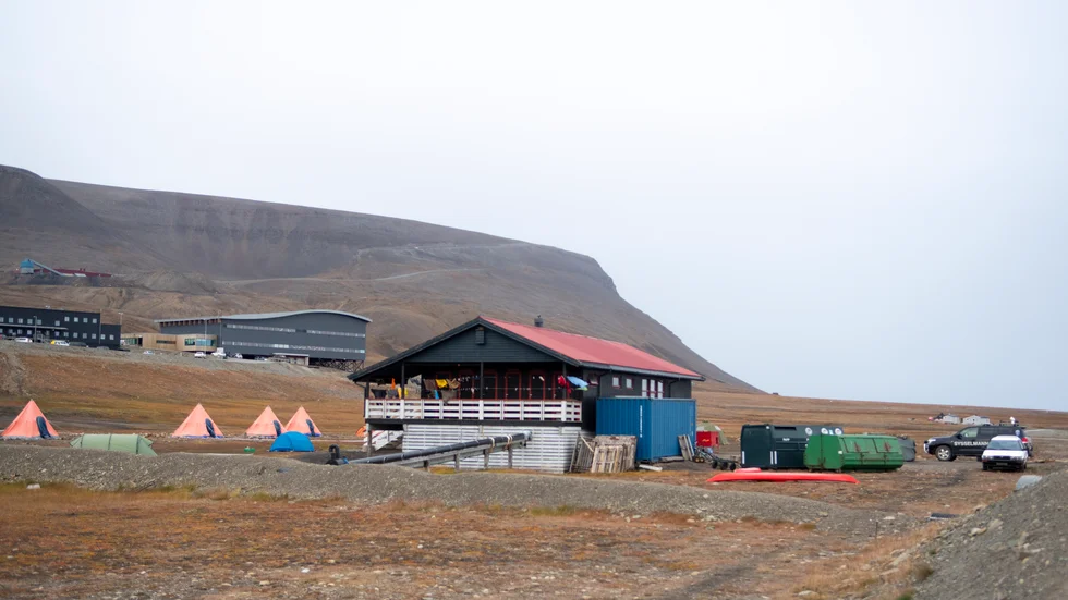 Sommaren innebar rekordtemperaturer på Svalbard. Arkivbild.