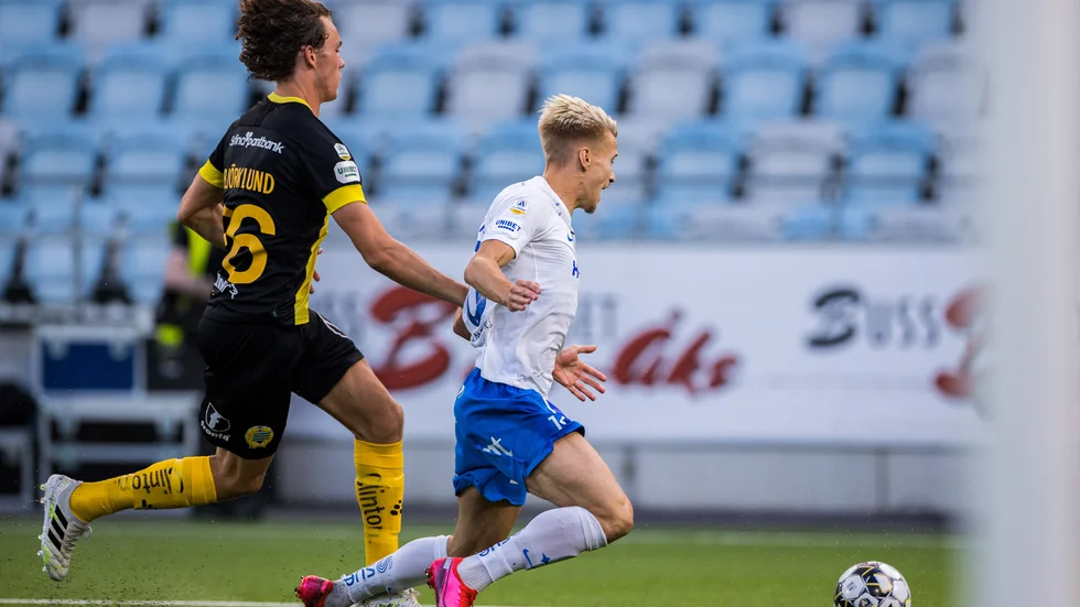 Straffsituationen med Pontus Almqvist som gav IFK:s kvitteringsmål.