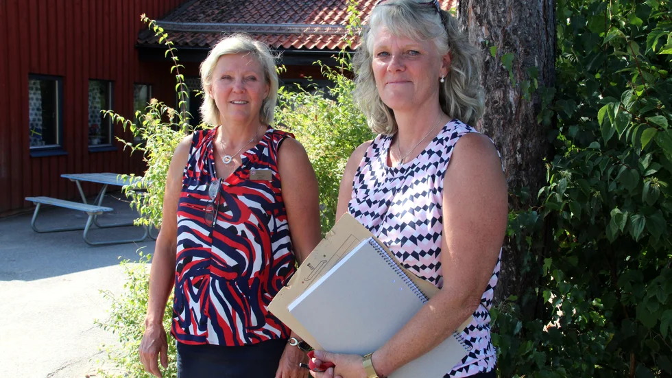 När rektorn Helen Fasth och specialpedagogen Malin Siverholm tar emot eleverna efter sommaren är det mycket som är annorlunda vid Bäckskolan.