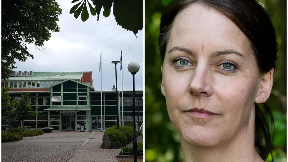 Annelie Almérus (M) uppmanar Johnny Karlberg att ta en time-out.