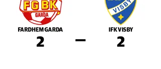 Oavgjort toppmöte mellan Fardhem Garda och IFK Visby