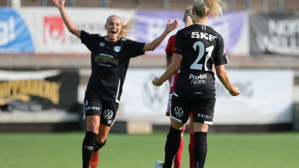 Rebecka Blomqvist (21) visade vägen i 2–0-segern borta mot Umeå. Arkivbild.