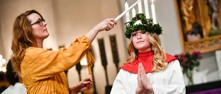 Hon blev Skelleftebygdens lucia: ”Jag var lite orolig för att ha levande ljus i håret”