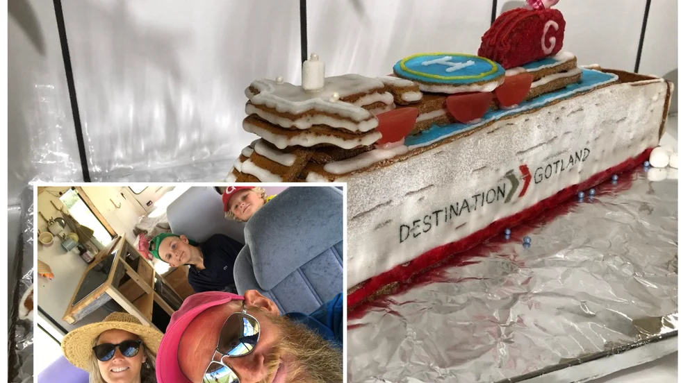 Familjen Ekelund, Närbor på deltid. Carolina och David med sönerna Tage och Sixten.