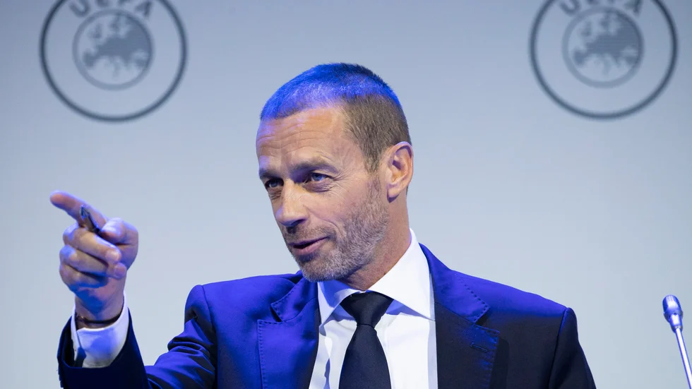 Uefas ordförande Aleksander Ceferin. Arkivbild.