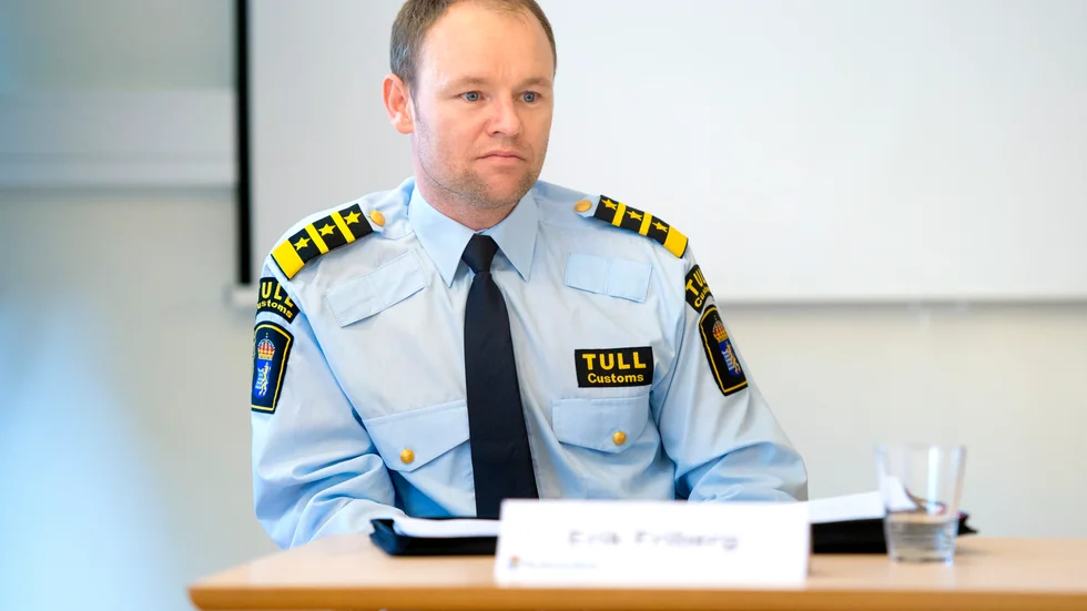 Erik Friberg, chef för tullkriminalen i södra Sverige. Arkivbild.