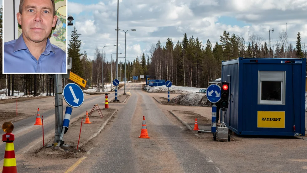 I Pajala har man klarat sig bäst av alla gränskommuner. Där har man har ett försäljningstapp på endast 1,5 procent under pandemin.