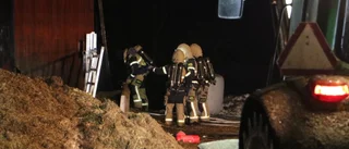 Brand i ladugård
