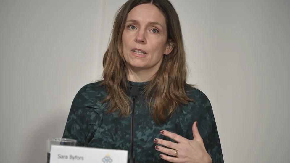 Sara Byfors, enhetschef, Folkhälsomyndigheten. Arkivbild