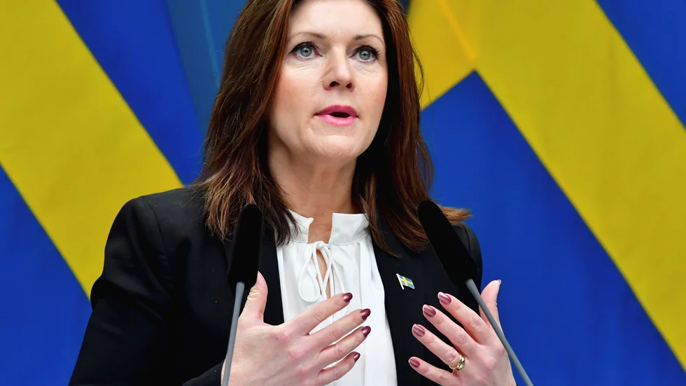 Arbetsmarknadsminister Eva Nordmark. Arkivbild.