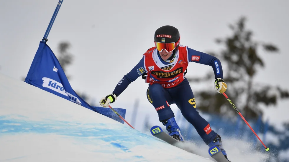 Sandra Näslund i VM i Idre.