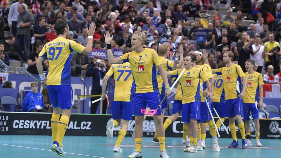 Svenska herrlandslaget kan se fram emot hemma-VM 2024. Arkivbild.