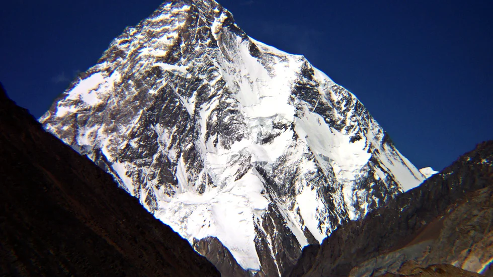 Nepalesiska klättrare uppges vara de första att nå toppen på berget K2 på vintern. Arkivbild.