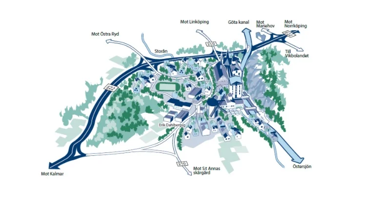 Den planerade nya vägsträckningen av E22 finns med i den nationella planen för transportinfrastruktur för åren 2018-2029 som Trafikverket nu beslutat. Den nya sträckningen av E22 planeras att börja byggas 2024 med en bedömd byggtid om minst 3 år. Nu kräver politikerna att det blir så också.