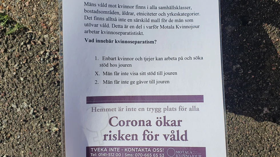 Sista frågan i kvinnojorens tipspromenad. 