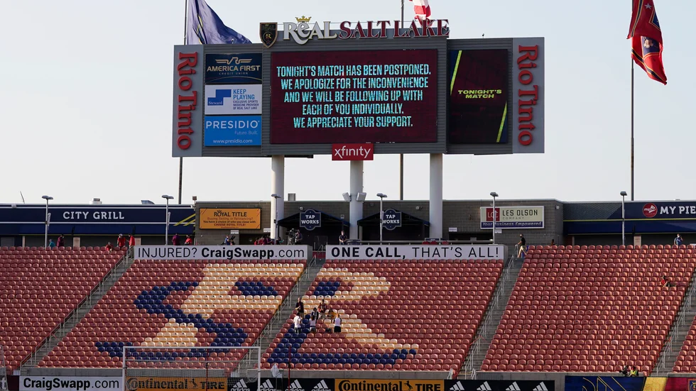 Matchen mellan Real Salt Lake och Los Angeles FC på onsdagskvällen ställdes in som en protest mot skjutningen av Jacob Blake.