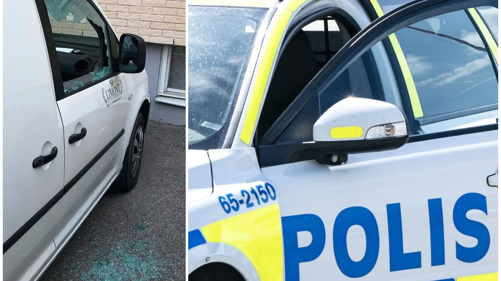 Flera företagsbilar fick under natten till fredag sina rutor krossade. Enligt polisen handlar det om skadegörelsebrott.  