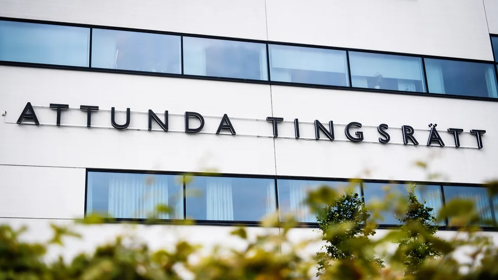 Mannen har begärts häktad vid Attunda tingsrätt. Arkivbild.