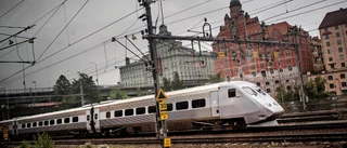 Spårfel stoppar tågen till och från Stockholm