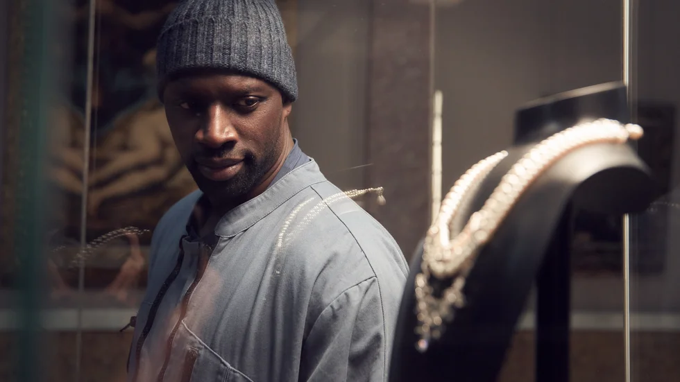 Omar Sy spelar huvudrollen i "Lupin". Pressbild.