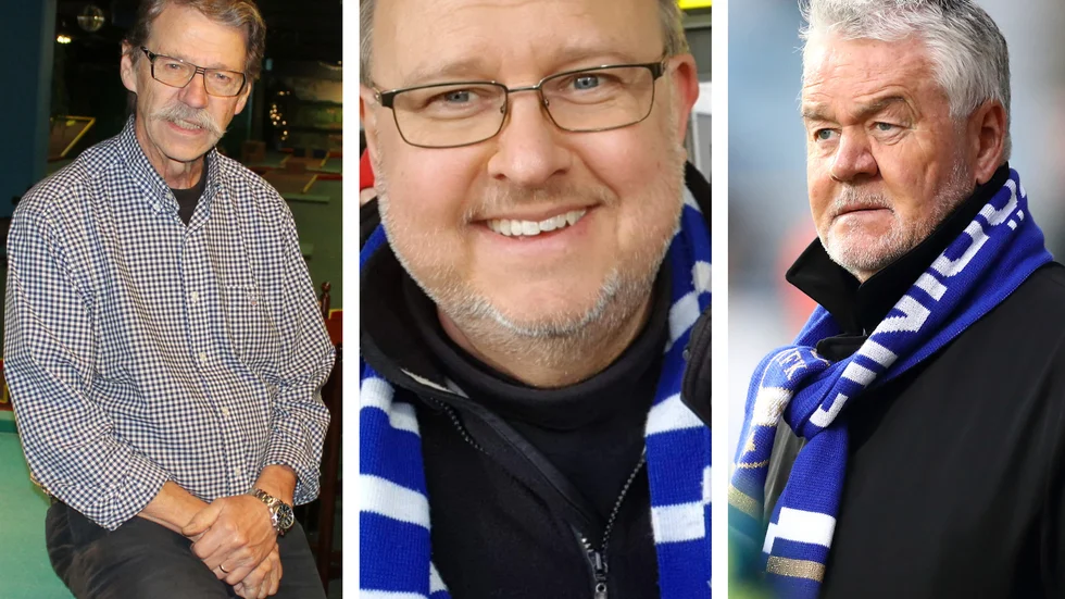 Åke Bjerselius, Lars Ahlm och Peter Hunt.