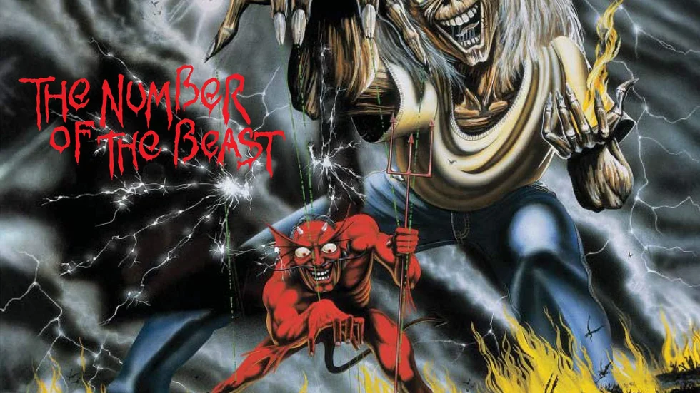 Omslaget till Iron Maidens "The number of the beast", som den nu avlidne Martin Birch producerade.
