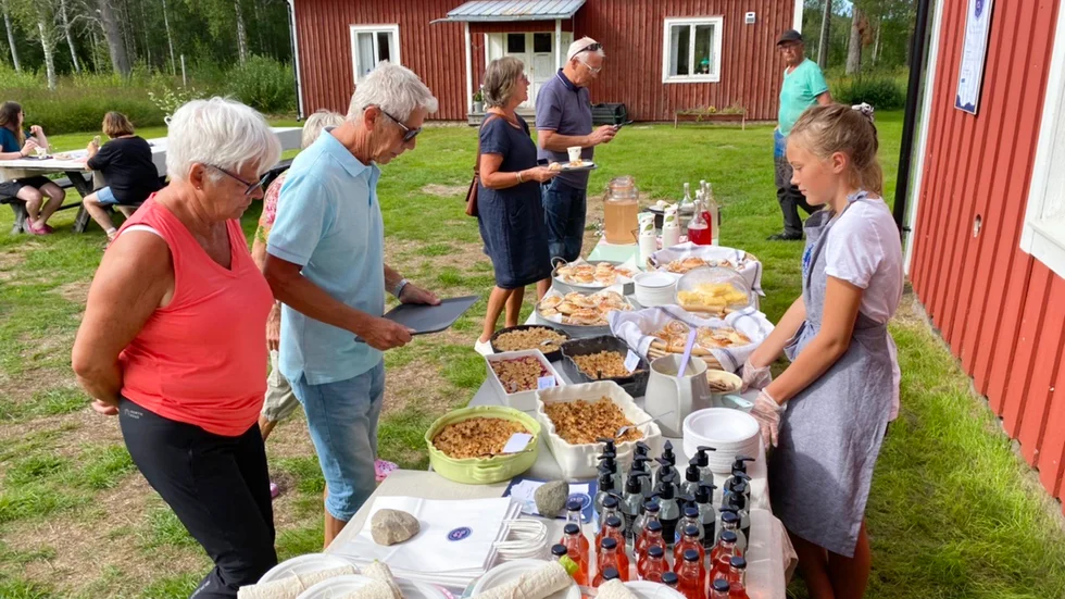 Kunderna som kom till skärgårdskaféet kunde välja mellan många olika sorter. 