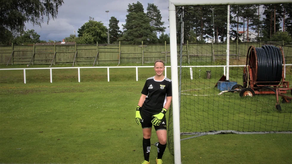Malmslätts Clara Wiklund är en av 16 målvakter på läger på Bosön under vecka 32.