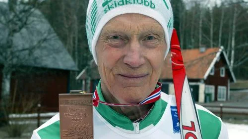 Berndt Johansson 72, brons på 10 km skidor i VM som avgjordes i Lillehammer i Norge. Bild: JAN CHRISTER PERSSON