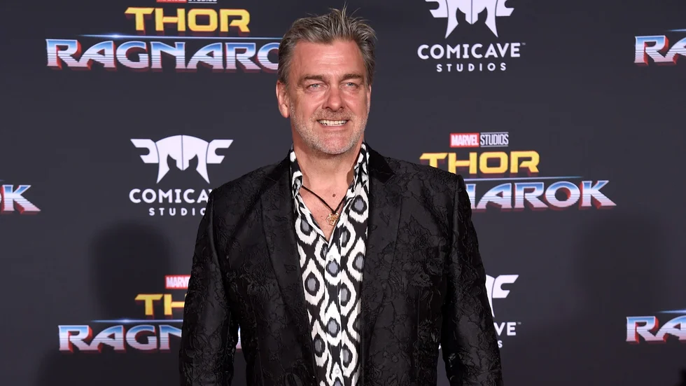 Ray Stevenson vid premiären av filmen "Thor: Ragnarök" i Los Angeles 2017. Arkivbild.