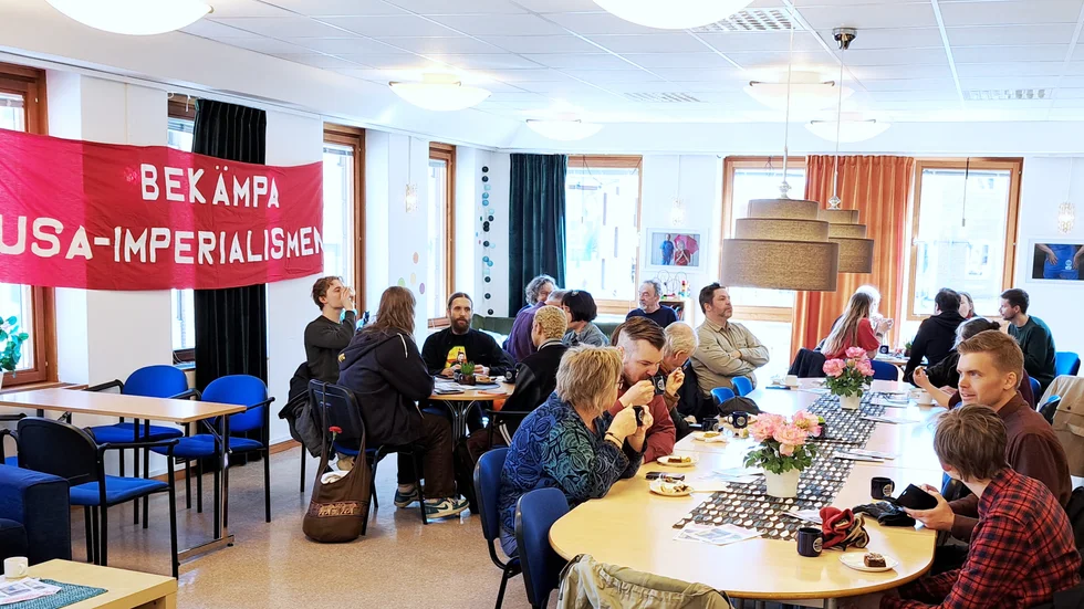 Ett fika för solidariteten.