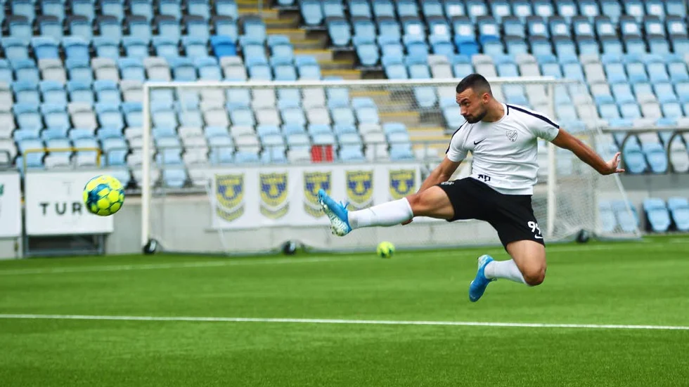 Sead Haksabanovic såg taggad ut på tisdagens träning.