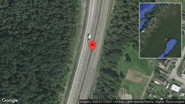 Trafikolycka med lastbil på E4