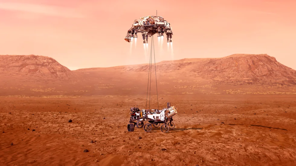 Det talas om bemannade rymdfärder till Mars. Men den viktigaste uppgiften för rymdpolitiken måste vara att lösa våra problem på jorden här och nu.
