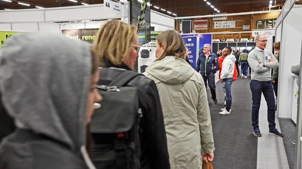 Över 3 000. Håbomässan är här för att stanna. Nästa år är ishallen bokad första helgen i maj.