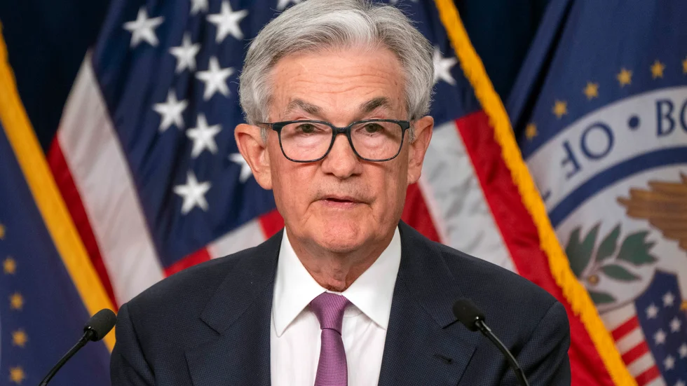Amerikanska centralbankschefen Jerome Powell. Arkivbild.