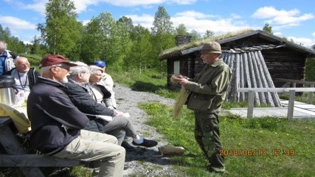 Trappstegsforsen och Marsliden var två natursköna vyer under resan.