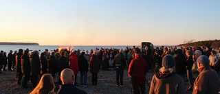 Valborgsfirande vid Ekstastranden