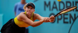 Ryska supertalangen utslagen i Madrid
