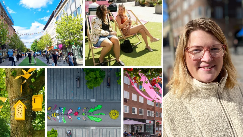 Inspirationen till sommargatan kommer från Västerås. Enligt Elina Gustavsson kommer Kungsgatan i Eskilstuna att smyckas på ett liknande sätt. 