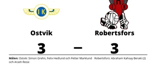 Robertsfors fixade kryss borta mot Ostvik