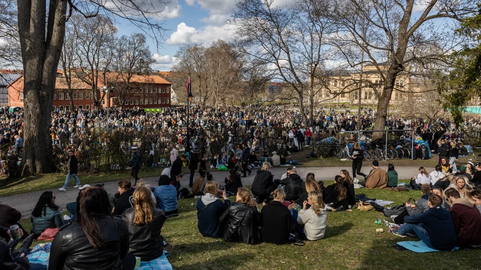 Valborg 2023 i Ekonomikumparken.