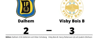 Harry Pettersson i målform när Visby Bois B vann